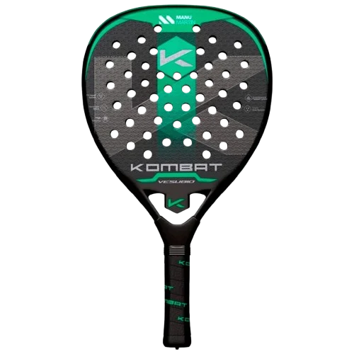 Pala de pádel frontal