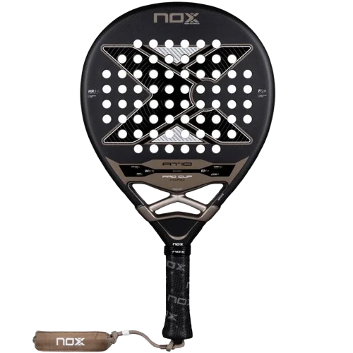 Pala de pádel frontal