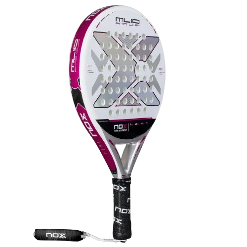 Pala de pádel frontal